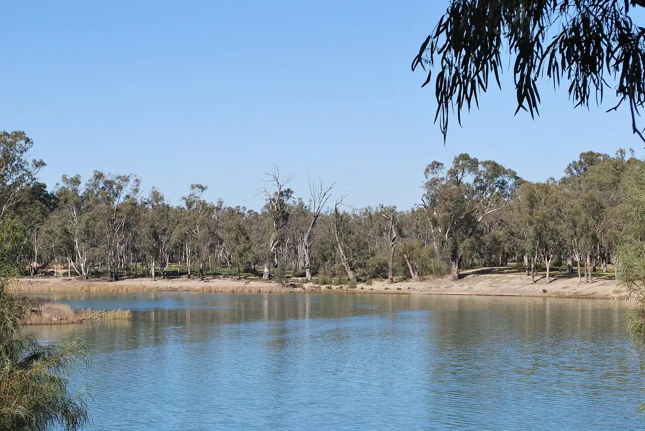 The Murray River at Mildura, Victoria